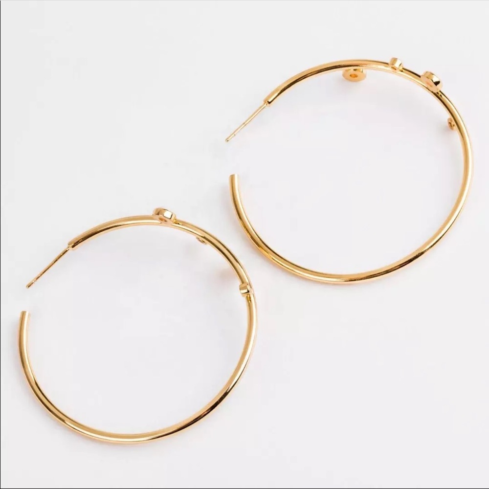 *NEW*Delicate Women’s Opal Hoop Earrings - Picture 4 of 5